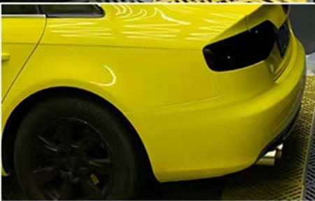 Glanz-gelber metallischer Auto-Verpackungs-Film-verschiebbare Anti-UVluft-Freigabe