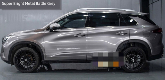 Metallischer Kampf-Grey Gloss-Fahrzeug Verpackungs-Film-Anti-UVsalznebel-Widerstand