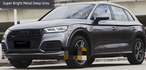 4,8 MIL Car Gloss Dark Gray-Vinylverpackungs-klarer entfernbarer Acrylkleber