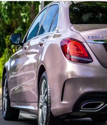 Metalleis-Plum Powder Ash Gloss Car-Vinylverpackungs-Selbstheilungs-Blase frei