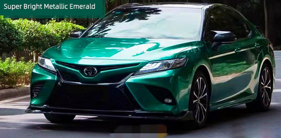 Beschichtender metallischer Emerald Gloss Car Vinyl Wrap mit Kratzer-Schutz