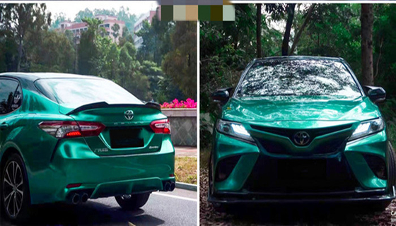 Beschichtender metallischer Emerald Gloss Car Vinyl Wrap mit Kratzer-Schutz