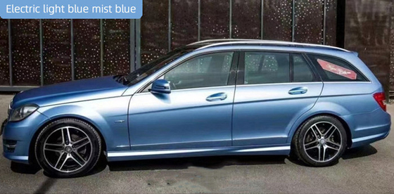 Metallischer Teal Mist Blue Car Wrap-Film, der nicht Luft-Freigabe verblaßt