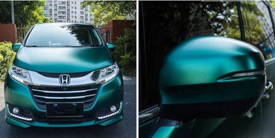 Elektrische optische Emerald Matte Car Vinyl Wrap Self-Heilentechnologie
