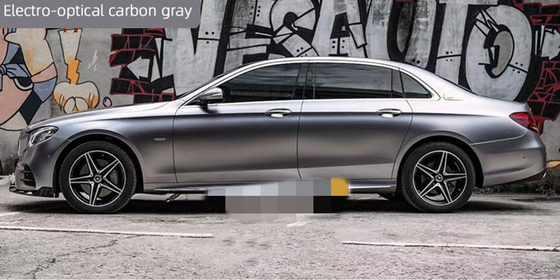 Feuchtigkeitsfester Elektrooptikkohlenstoff-Gray Vinyl Wrap Roll Slidable-Kratzer beständig