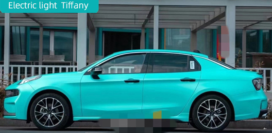 Matte Tiffany Car Wrap Film Air-Freigabe mit entfernbarem Acrylkleber