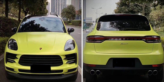 Entfernbarer Acrylkleber freien Raumes HAUSTIER Swipeable 60µM Light Bud Green Car Vinyl Wrap