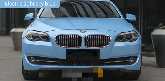 Auto-Verpackungs-Film-nicht- Verblassen Matte Metallic Electric Light Skys blauer