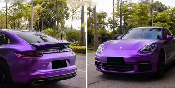 Blase freie elektrische Violet Car Wrap Film Self, die Swipeable heilt