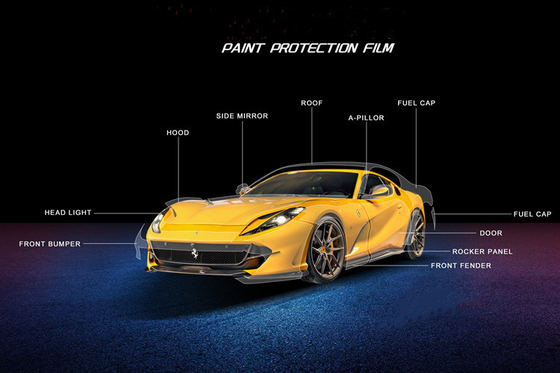 8 MIL Matte Transparent Car Paint Protections-Filme pPF Beschichtung für Auto