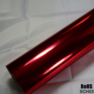 Glanzrosa Chrome-Auto-Vinylverpackung mit entfernbarem Acrylkleber
