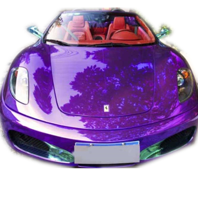 Schützende dunkle purpurrote Chrome-Auto-Vinylverpackungs-Anti-UVluft-Freigabe