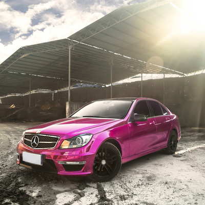 120µM Free Slideable Pink Chrome Auto-Verpackungs-Film-Salznebel-Widerstand