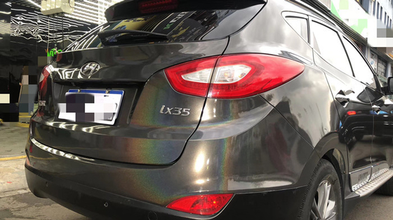 Freigabe-Schein-UVbeständiges Lasers Ash Grey Glitter Vinyl Wrap Air