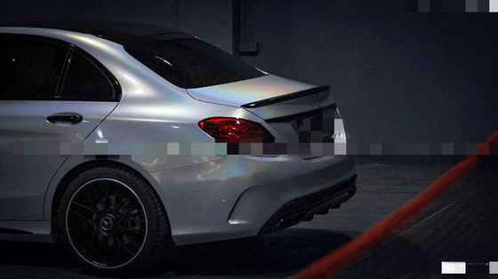 5 Jahre der Haltbarkeits-Diamond Glitter Car Wrap Silver-Schein-Vinylverpackungs-1.52m Breiten-
