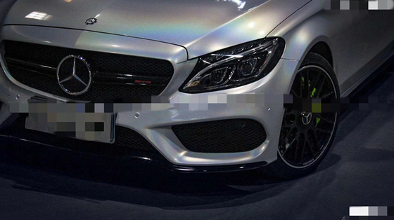 5 Jahre der Haltbarkeits-Diamond Glitter Car Wrap Silver-Schein-Vinylverpackungs-1.52m Breiten-