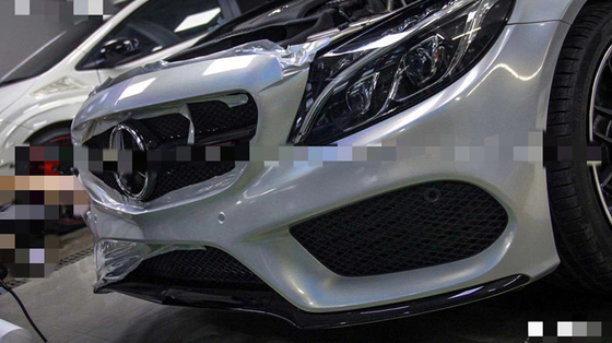 5 Jahre der Haltbarkeits-Diamond Glitter Car Wrap Silver-Schein-Vinylverpackungs-1.52m Breiten-