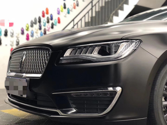 Schwarze Matte Car Vinyl Wrap Removable-Blasen-freie Felle verkratzen metallisches
