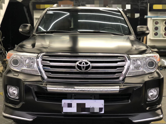 Felle verkratzen metallischen schwarzen Matte Car Vinyl Wrap Roll für Notfahrzeuge