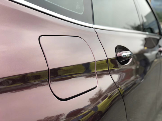 Entfernbare klebende Matte Car Vinyl Wrap Metallic-Schwarz-Rosen-acrylsauerfarbe