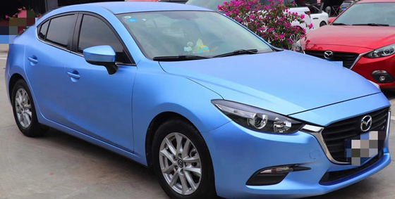 Metallisches blaues nicht verblassendes Nebel-Matte Car Vinyl Wrap Film-langlebiges Gut
