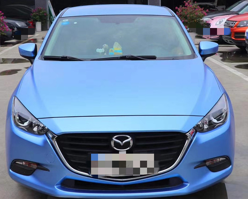 Metallisches blaues nicht verblassendes Nebel-Matte Car Vinyl Wrap Film-langlebiges Gut