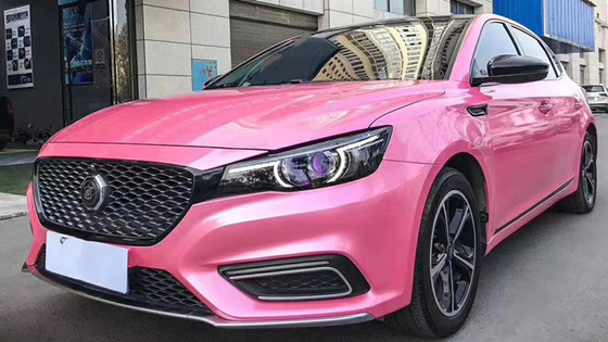 Lippenstift-Pulver-Barbie Metallic Pink Car Wrap-Blase freies Swipeable