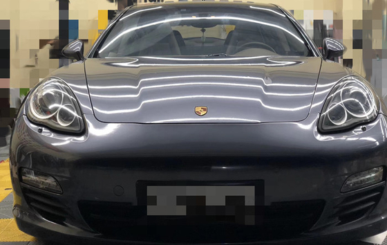 Auto-Hochglanz dunkler Gray Vinyl Wrap Wrinkles Elimination 140gsm