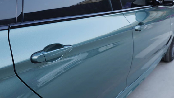 Blase freie Swipeable-Glanz-Auto-Vinylverpackungs-Titanstahl Grey Car Wrap Film