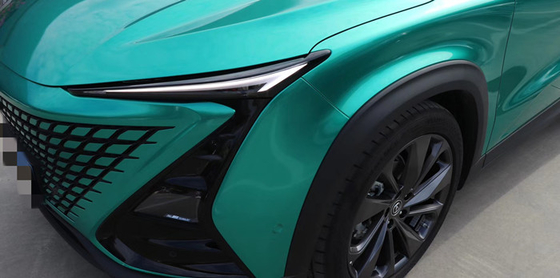 Leichte Glanz-Auto-Vinylverpackung Emerald Green für Notfallfahrzeuge