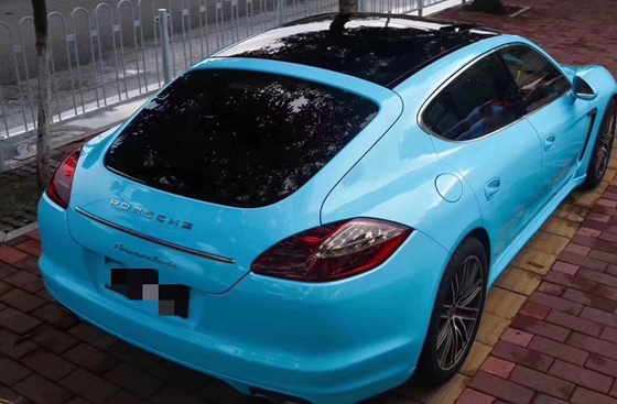 Hochglanz-Auto-Verpackung Miamis knittert blaue ultra frei für LKWs