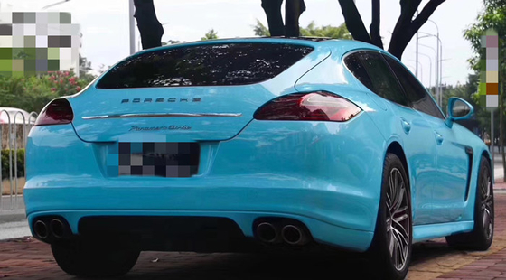 Hochglanz-Auto-Verpackung Miamis knittert blaue ultra frei für LKWs