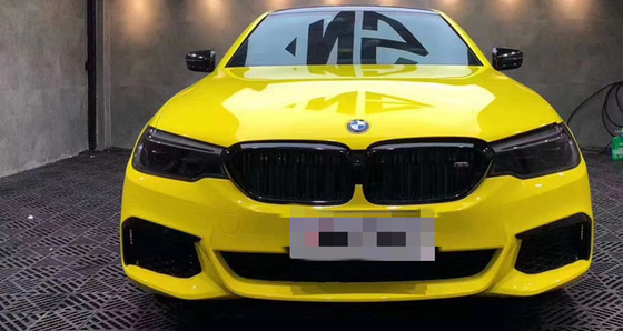 Mais-gelbe hohe glatte Auto-Verpackungs-Blasen-freie Hitze-Beweis-Vinylverpackung