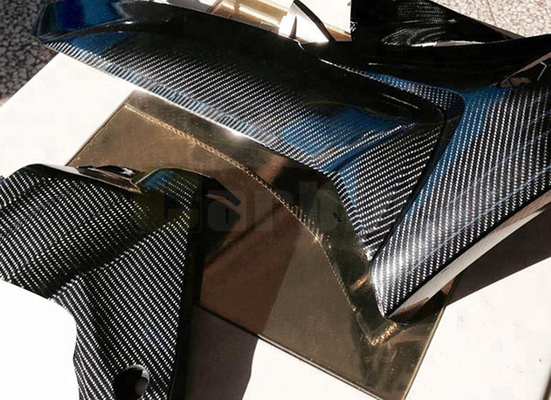 Innenschwarze Faser-Auto-Vinylverpackungs-Rollenluft-außenfreigabe des Kohlenstoff-6D