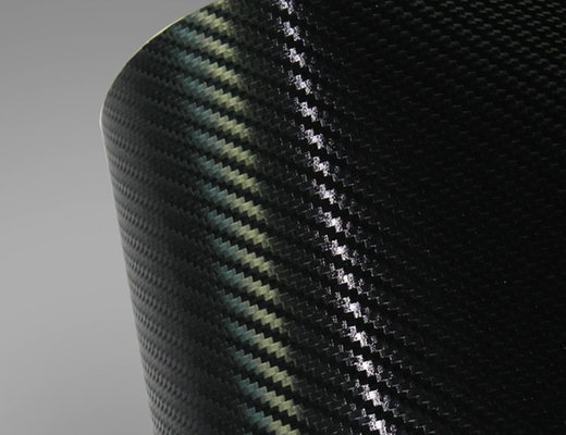 3D färbte Kohlenstoff-Faser-Vinylverpackungs-Film-Blasen-freies verschiebbares
