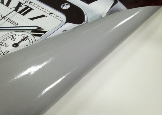 Grey Adhesive Printable Vinyl Wrap-Blasen-freier polymerischer selbstklebender Vinylfilm