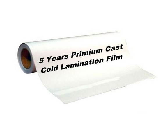 Grafik-Schutz-1mm geworfener Vinylkalter glatter Laminierungs-Filmstreifen 5 Jahre Haltbarkeits-