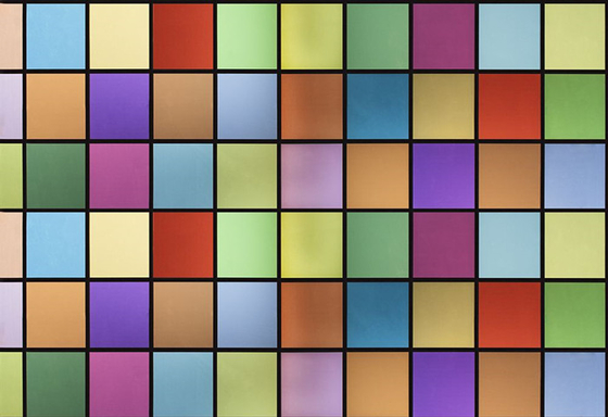 Fenster-Glasschicht Sunproof färbte dekorative Quadrat-Muster