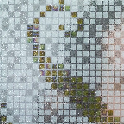 Vogel-Mosaik-Privatleben-Kleber-freie statische haften Fenster-Film für Glasdekoration an