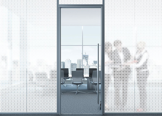 Die statische zwei Tone Sparkle Privacy Removable Decorative das Fenster-Glasschicht haften an