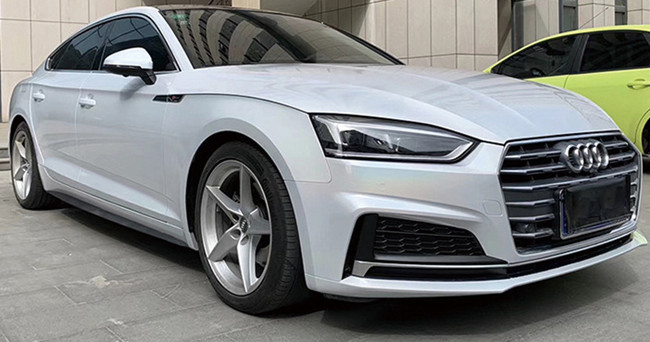Buntes weißes Funkeln-Auto Lasers wickeln polymerischen kalanderten Vinylfilm ein
