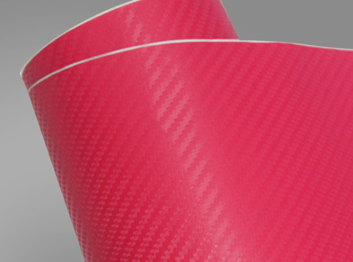 3D färbte Kohlenstoff-Faser-Vinylverpackungs-Film-Blasen-freies verschiebbares